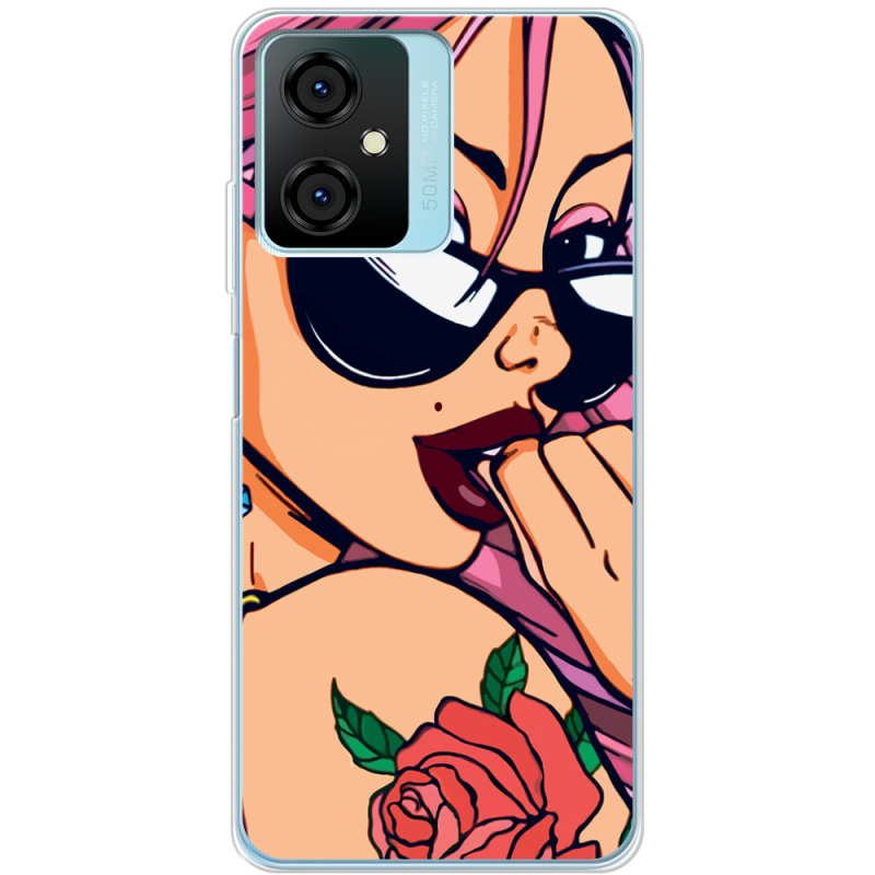 Чехол BoxFace Blackview Oscal C70 Pink Girl