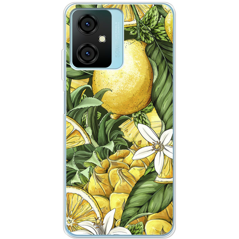 Чехол BoxFace Blackview Oscal C70 Lemon Pattern