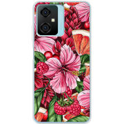 Чехол BoxFace Blackview Oscal C70 Tropical Flowers