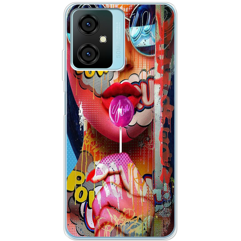 Чехол BoxFace Blackview Oscal C70 Colorful Girl