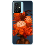 Чехол BoxFace Blackview Oscal C70 Exquisite Orange Flowers