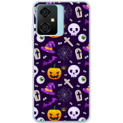 Чехол BoxFace Blackview Oscal C70 Halloween Purple Mood