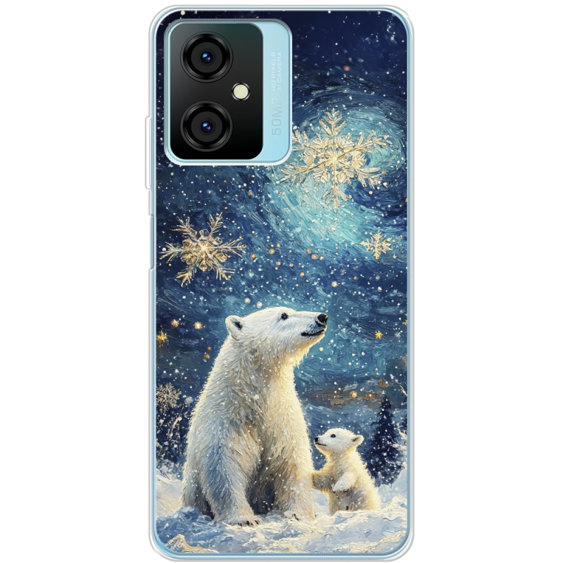 Чехол BoxFace Blackview Oscal C70 Північні ведмеді