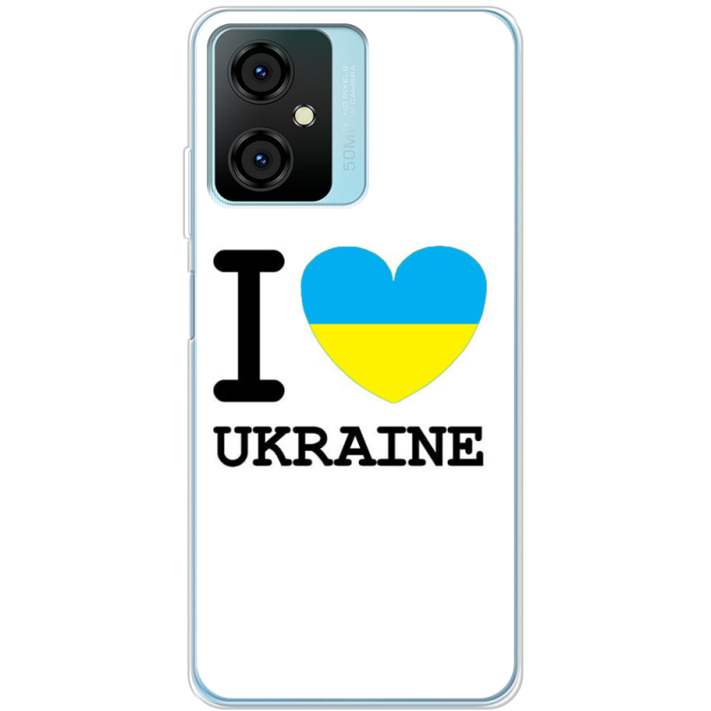 Чехол BoxFace Blackview Oscal C70 I love Ukraine