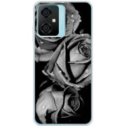 Чехол BoxFace Blackview Oscal C70 Black and White Roses