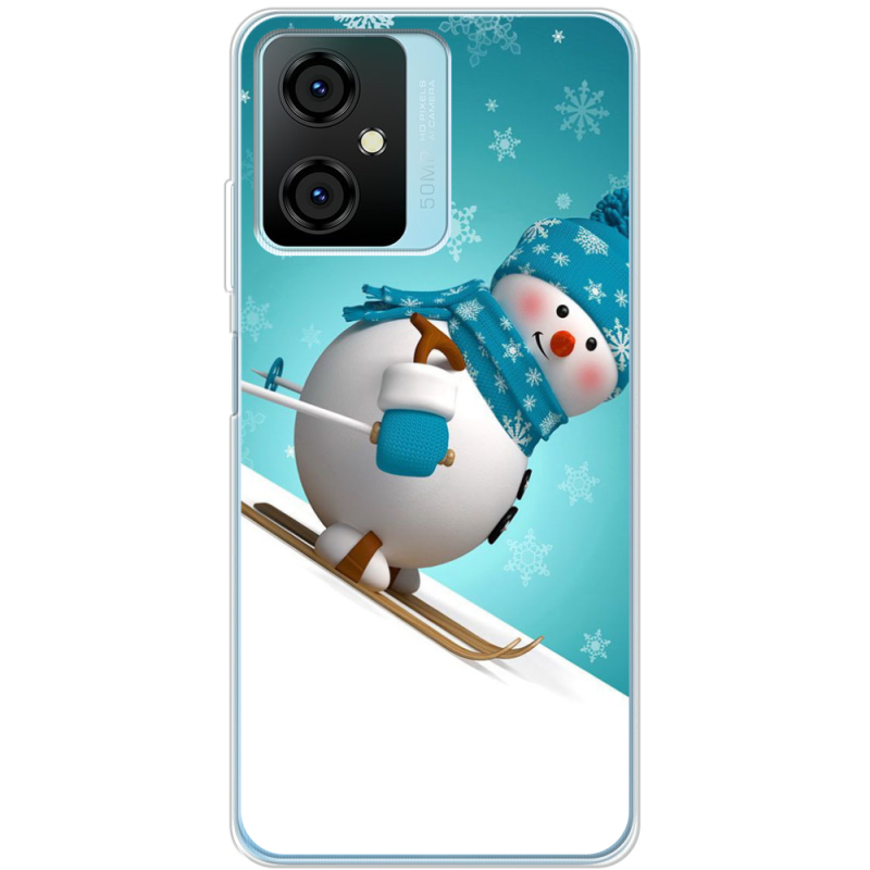 Чехол BoxFace Blackview Oscal C70 Skier Snowman