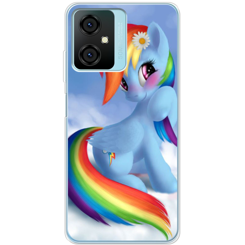 Чехол BoxFace Blackview Oscal C70 My Little Pony Rainbow Dash