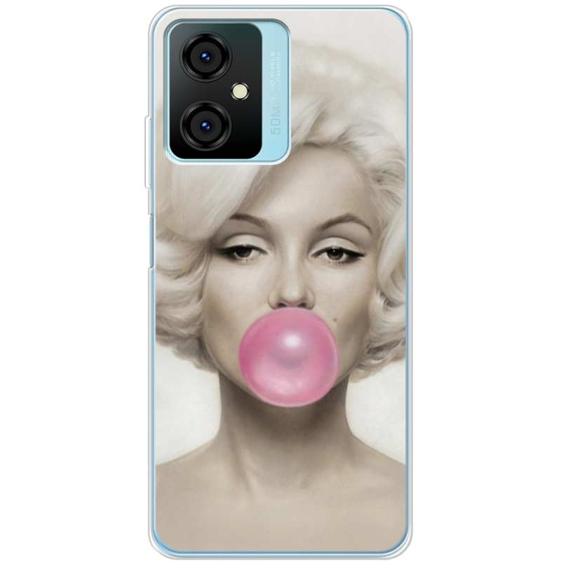 Чехол BoxFace Blackview Oscal C70 Marilyn Monroe Bubble Gum