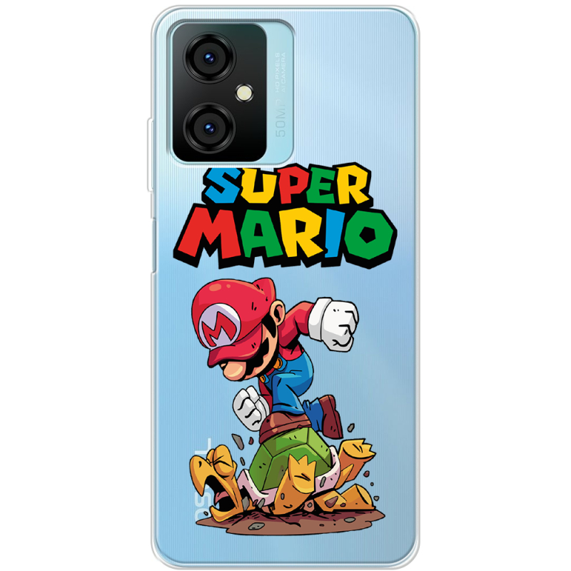 Прозрачный чехол BoxFace Blackview Oscal C70 Super Mario