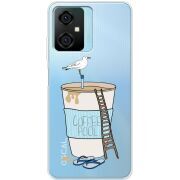 Прозрачный чехол BoxFace Blackview Oscal C70 Segull in Cofee Pool