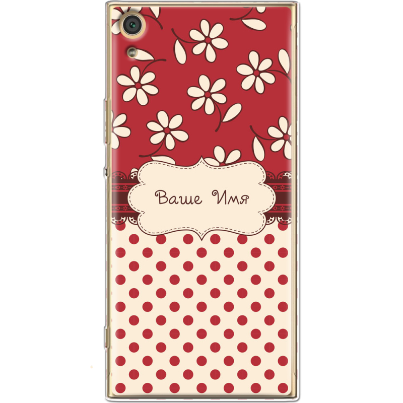 Чехол Uprint Sony Xperia XA1 Ultra Dual G3212 Именной Polka Dots