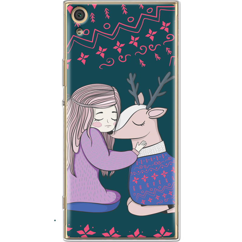 Чехол Uprint Sony Xperia XA1 Ultra Dual G3212 Girl and deer