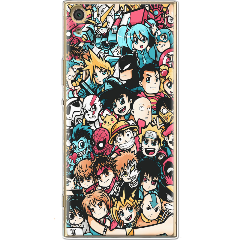 Чехол Uprint Sony Xperia XA1 Ultra Dual G3212 Anime Stickers