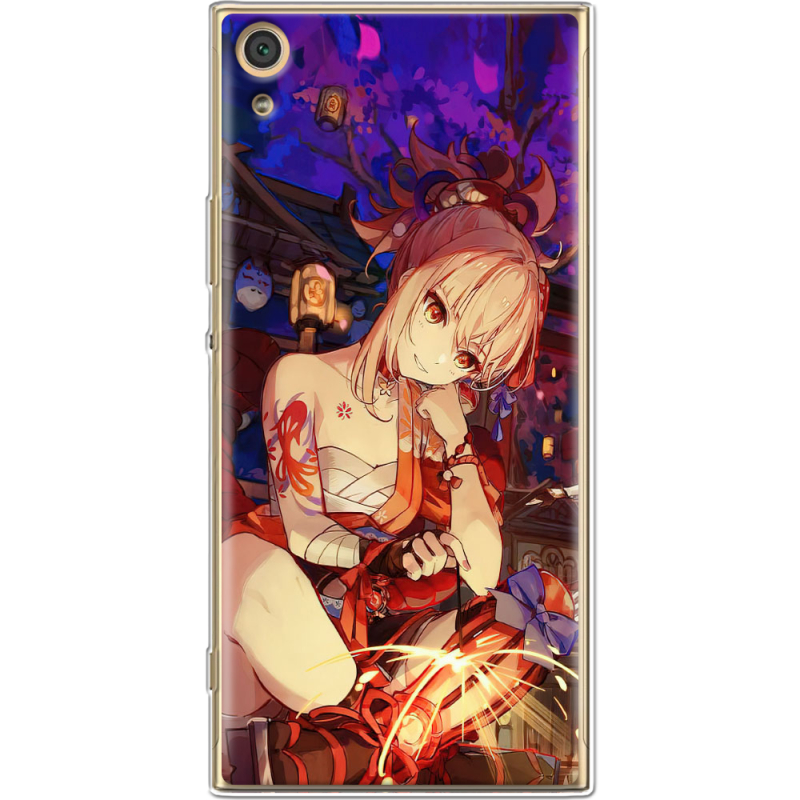 Чехол Uprint Sony Xperia XA1 Ultra Dual G3212 Genshin Ёимия с огоньком