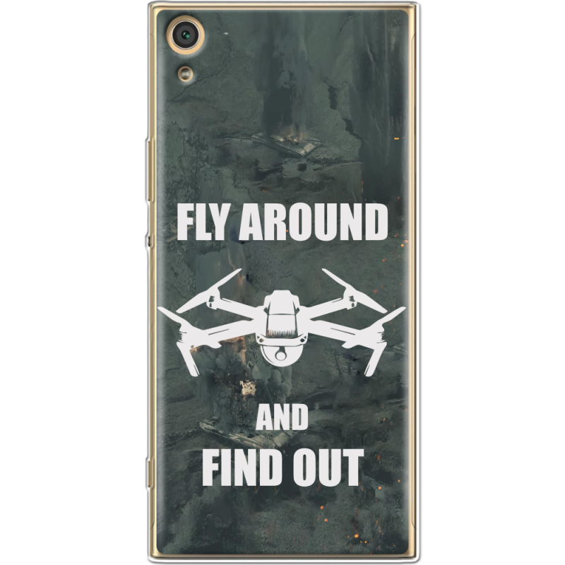Чехол Uprint Sony Xperia XA1 Ultra Dual G3212 Дрон Fly Around