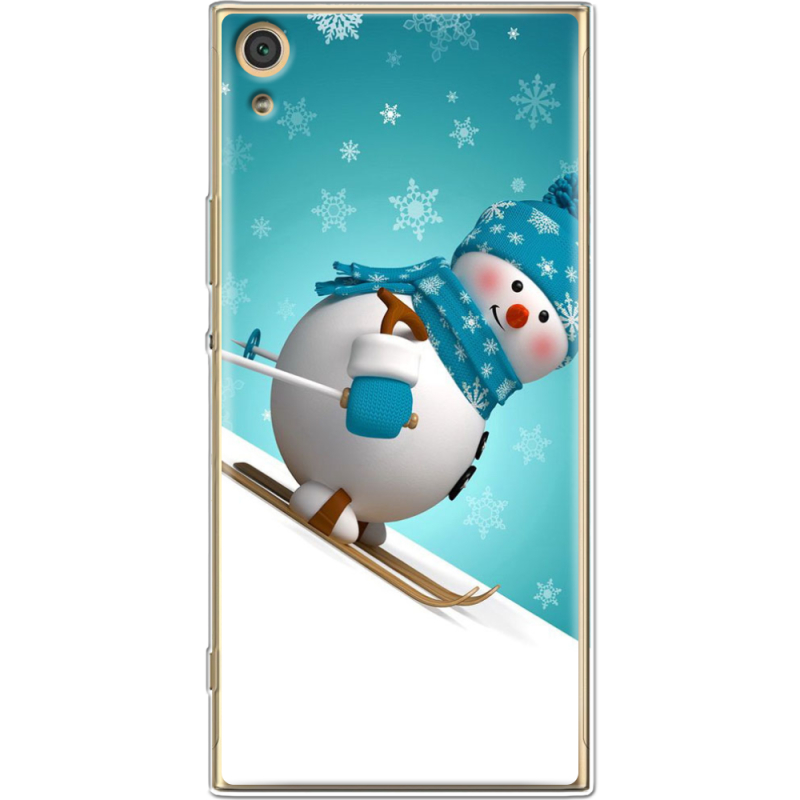 Чехол Uprint Sony Xperia XA1 Ultra Dual G3212 Skier Snowman