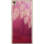 Чехол Uprint Sony Xperia XA1 Ultra Dual G3212 Gold Leaves