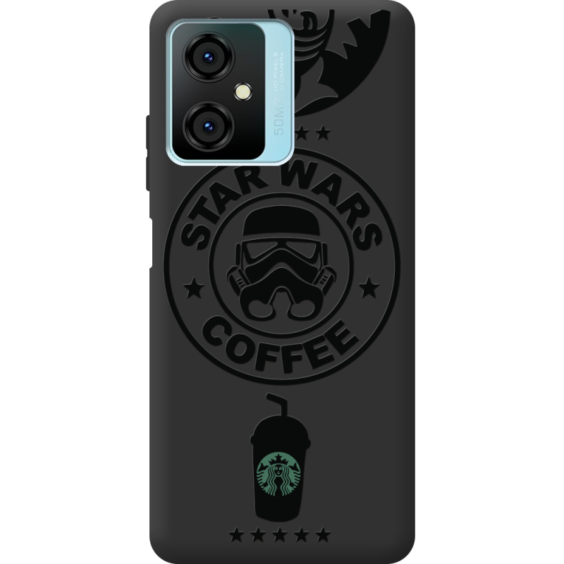 Черный чехол BoxFace Blackview Oscal C70 Dark Coffee