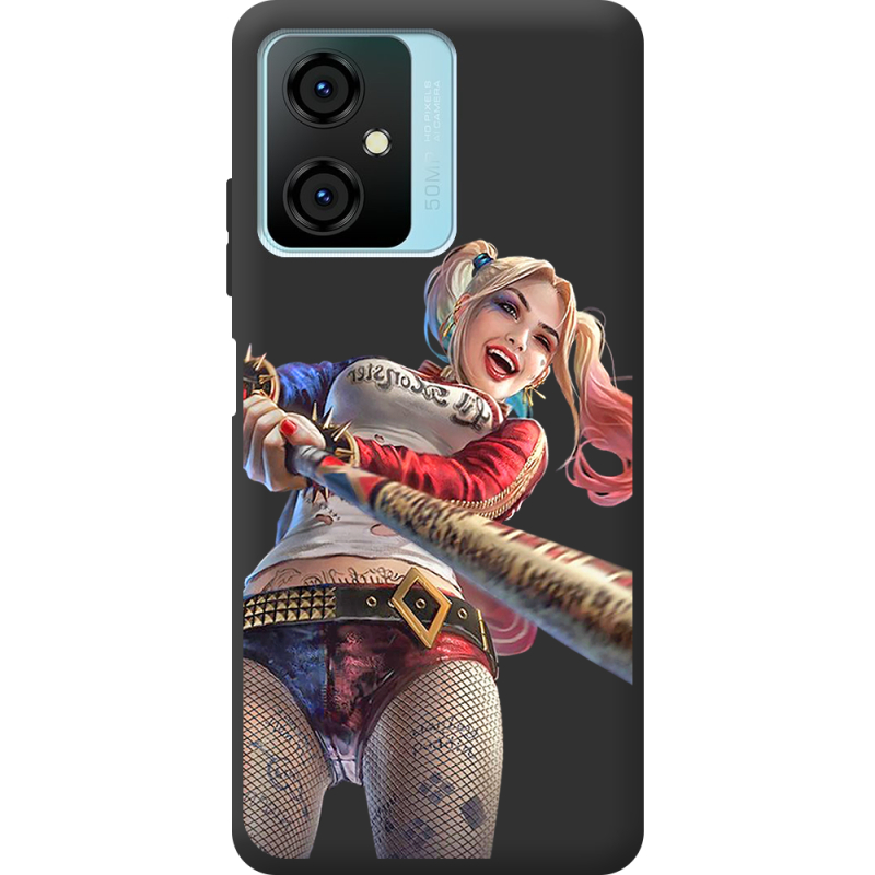 Черный чехол BoxFace Blackview Oscal C70 Happy Harley Quinn