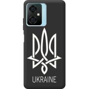 Черный чехол BoxFace Blackview Oscal C70 Тризуб монограмма ukraine