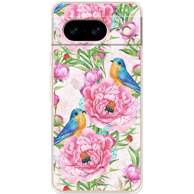 Чехол BoxFace Google Pixel 8 Birds and Flowers