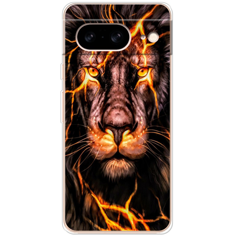 Чехол BoxFace Google Pixel 8 Fire Lion