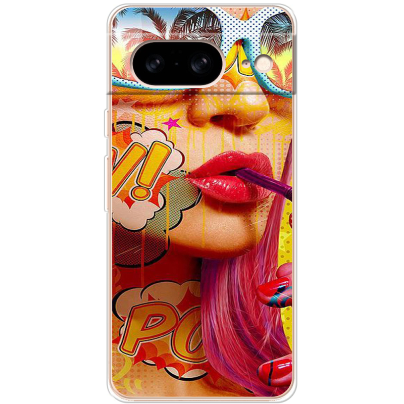 Чехол BoxFace Google Pixel 8 Yellow Girl Pop Art