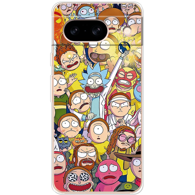 Чехол BoxFace Google Pixel 8 Rick and Morty