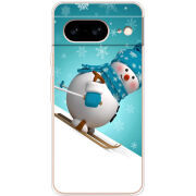 Чехол BoxFace Google Pixel 8 Skier Snowman