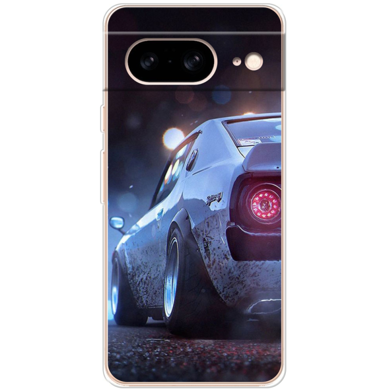 Чехол BoxFace Google Pixel 8 Silver Car