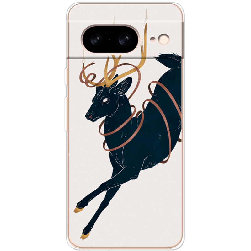 Чехол BoxFace Google Pixel 8 Black Deer