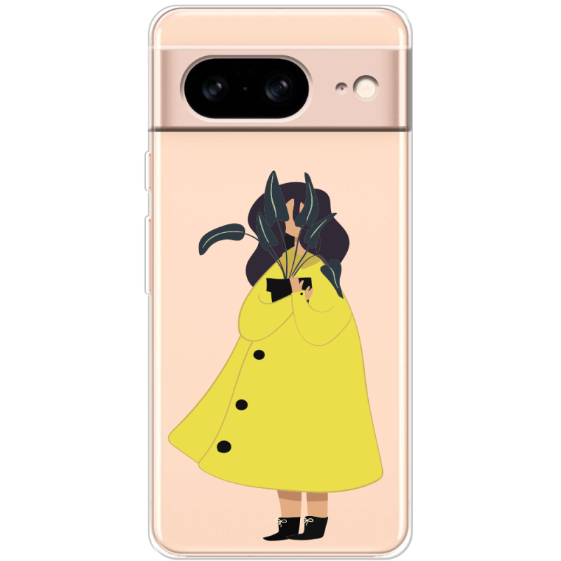 Прозрачный чехол BoxFace Google Pixel 8 Just a Girl