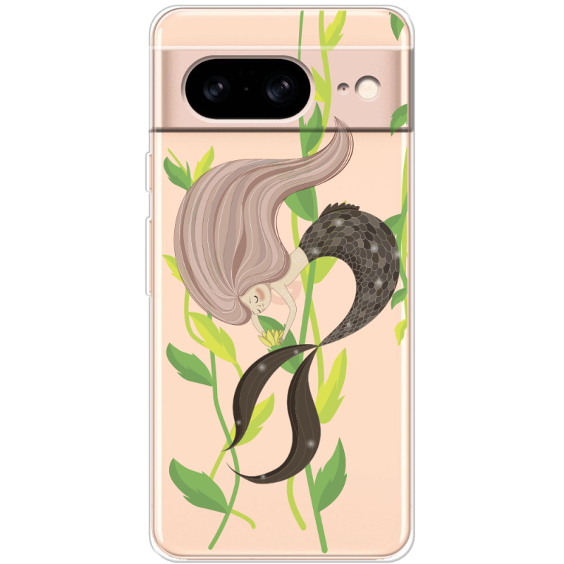 Прозрачный чехол BoxFace Google Pixel 8 Cute Mermaid