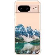 Прозрачный чехол BoxFace Google Pixel 8 Blue Mountain