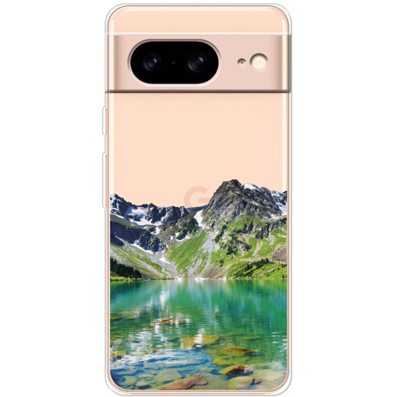 Прозрачный чехол BoxFace Google Pixel 8 Green Mountain