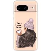 Прозрачный чехол BoxFace Google Pixel 8 love is in the air