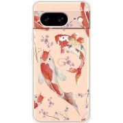 Прозрачный чехол BoxFace Google Pixel 8 Japanese Koi Fish