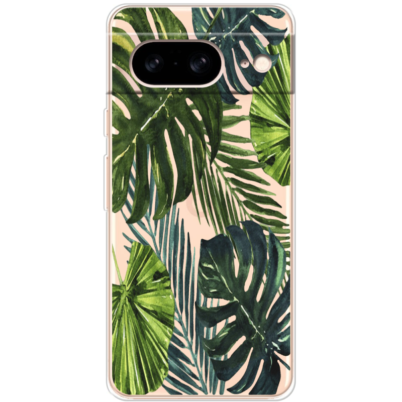 Прозрачный чехол BoxFace Google Pixel 8 Palm Tree