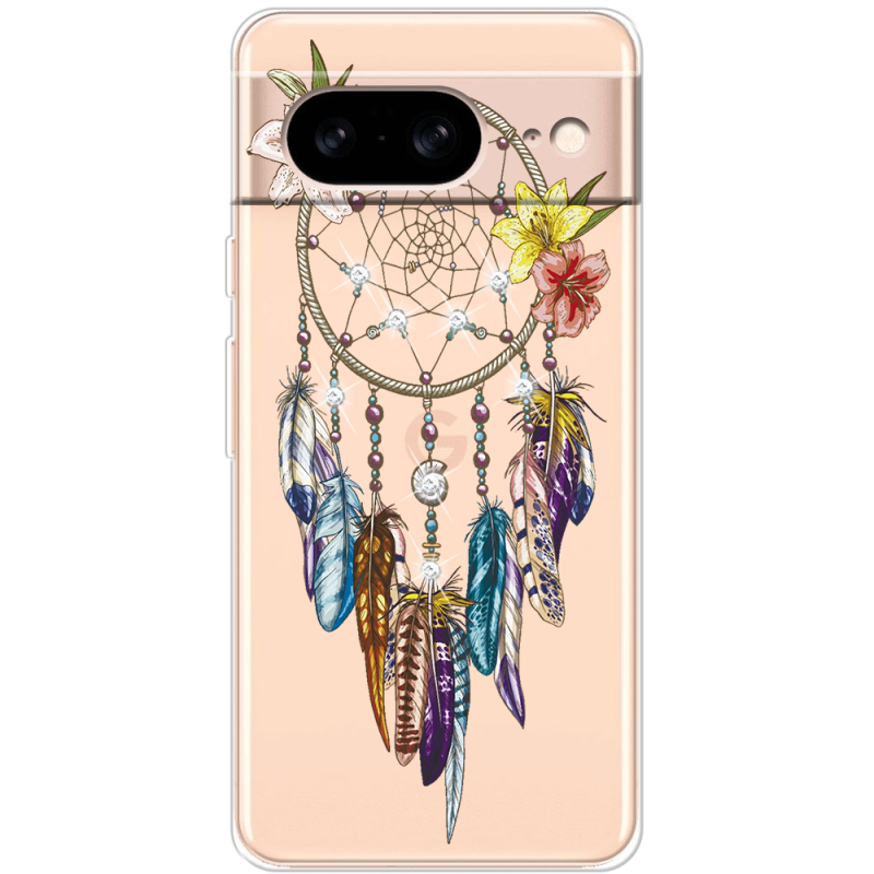 Чехол со стразами Google Pixel 8 Dreamcatcher