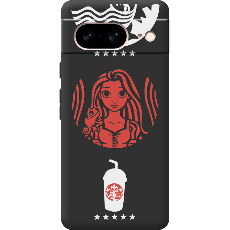 Черный чехол BoxFace Google Pixel 8 RedWhite Coffee