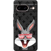 Черный чехол BoxFace Google Pixel 8 looney bunny