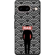 Черный чехол BoxFace Google Pixel 8 Man Pattern