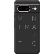 Черный чехол BoxFace Google Pixel 8 Minimalistic