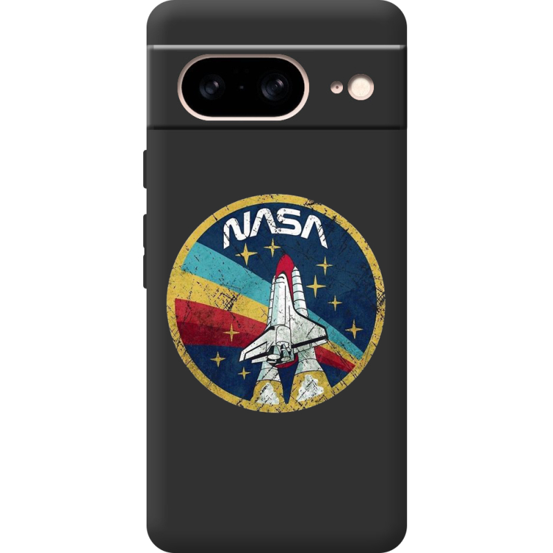 Черный чехол BoxFace Google Pixel 8 NASA