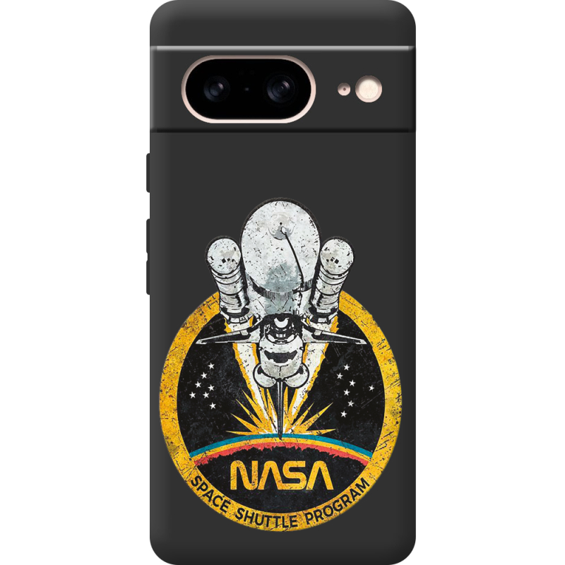 Черный чехол BoxFace Google Pixel 8 NASA Spaceship