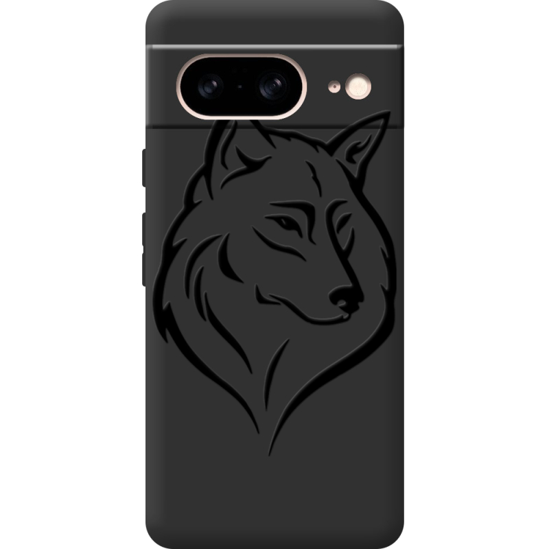 Черный чехол BoxFace Google Pixel 8 Wolf