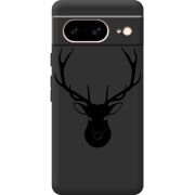 Черный чехол BoxFace Google Pixel 8 Deer