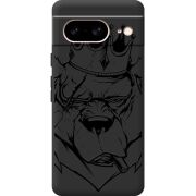 Черный чехол BoxFace Google Pixel 8 Bear King