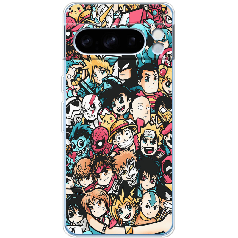 Чехол BoxFace Google Pixel 8 Pro Anime Stickers