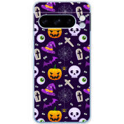 Чехол BoxFace Google Pixel 8 Pro Halloween Purple Mood